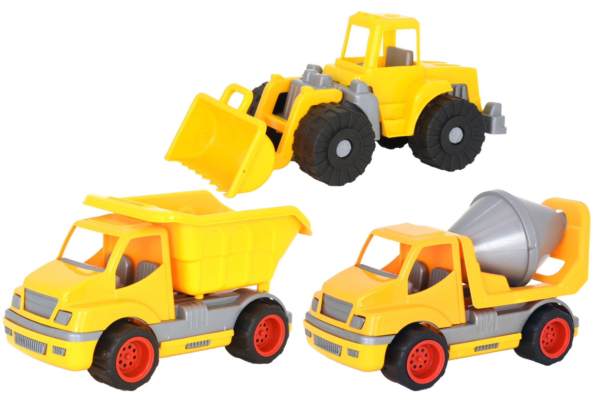 GLOBO Mezzi lavoro Display box 20 pz 3 assortiti