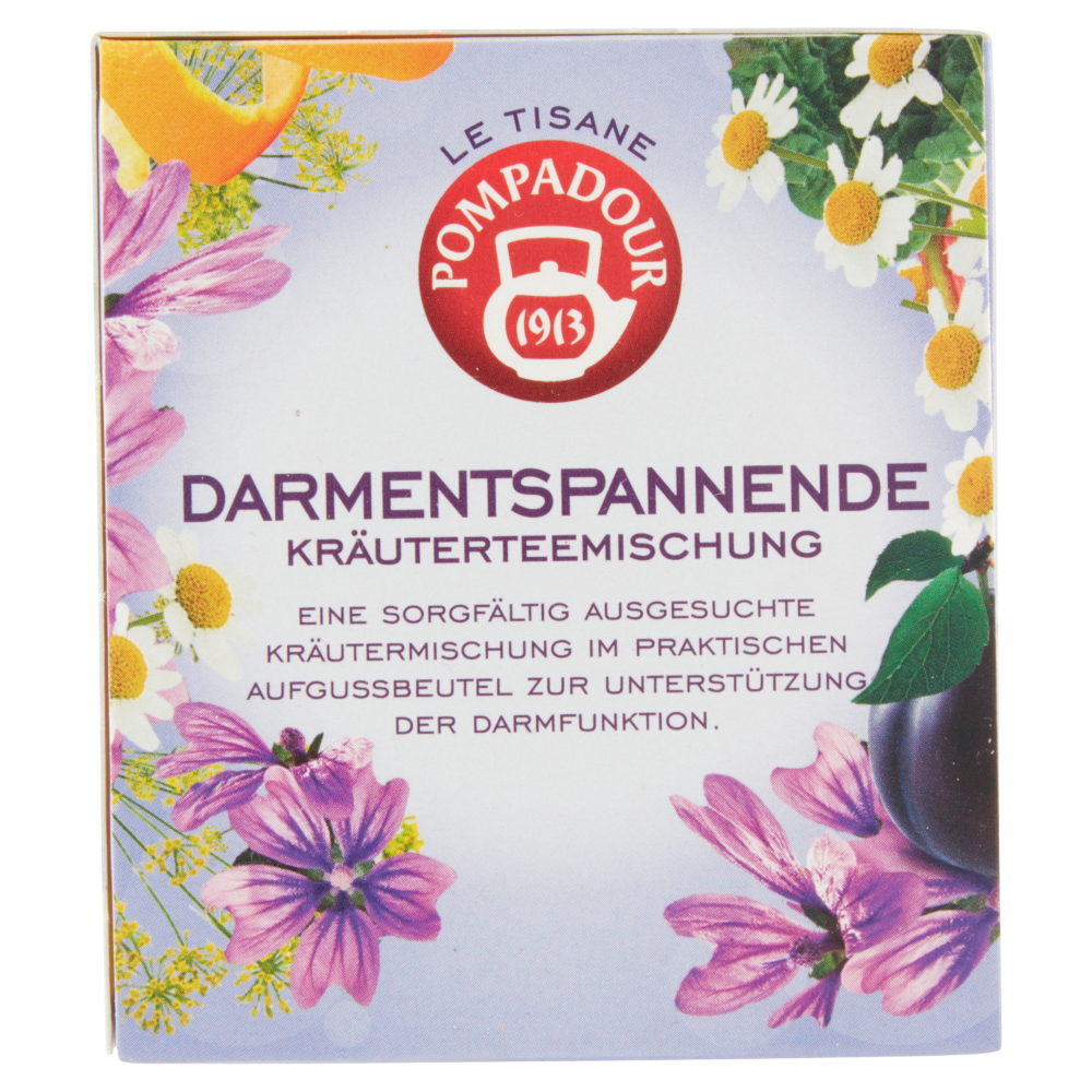 Pompadour Le Tisane Regolarit&agrave; con Finocchio e Prugna 18 x 2,2 g