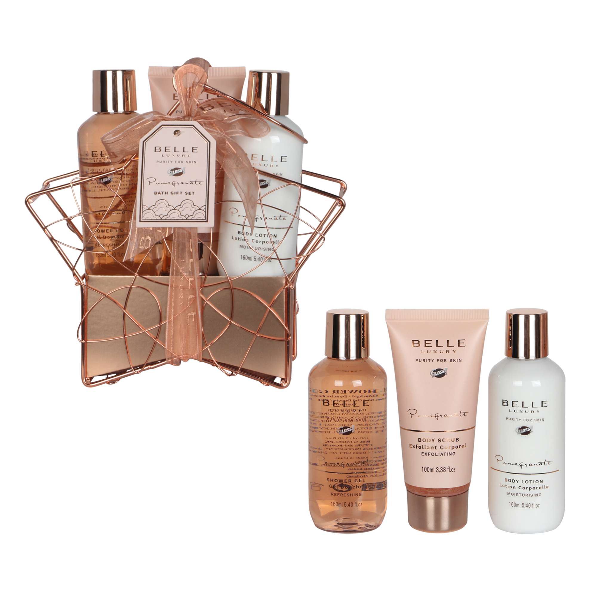 Star Metal Bath BELLE Luxury In Amber