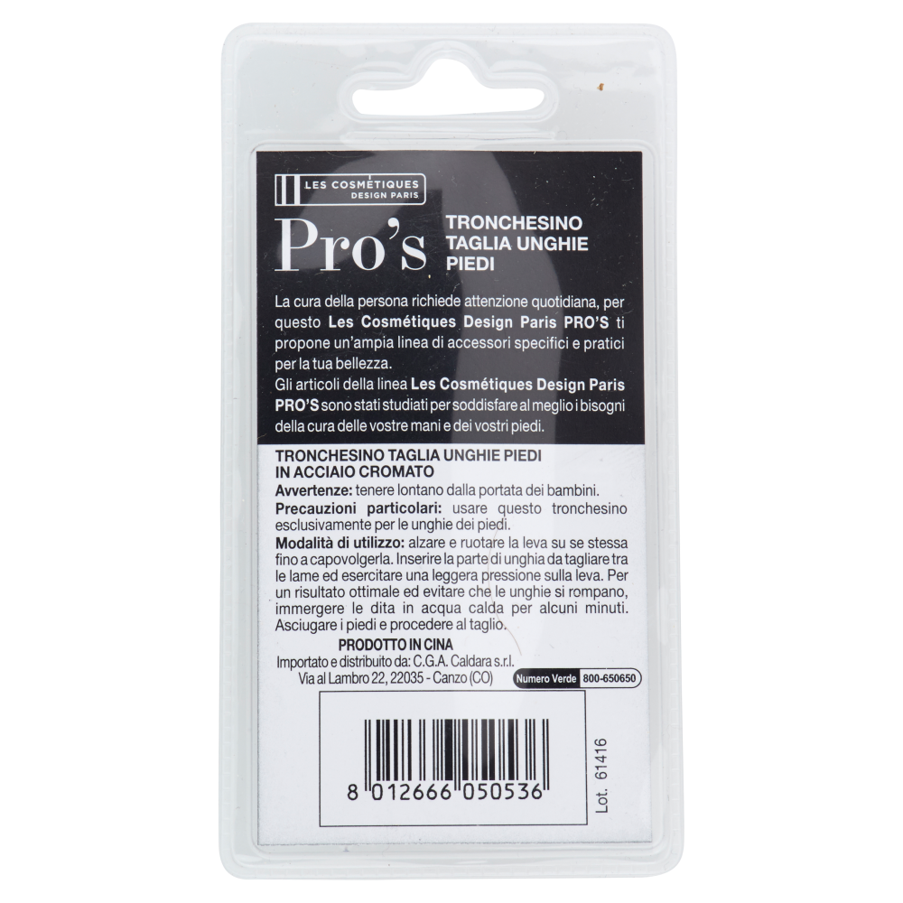 Pro's Tronchesino Taglia Unghie Piedi
