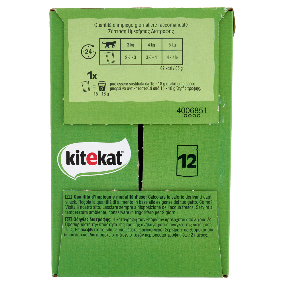Kitekat Simpatica Canaglia cibo umido gatto 12 x 85 g