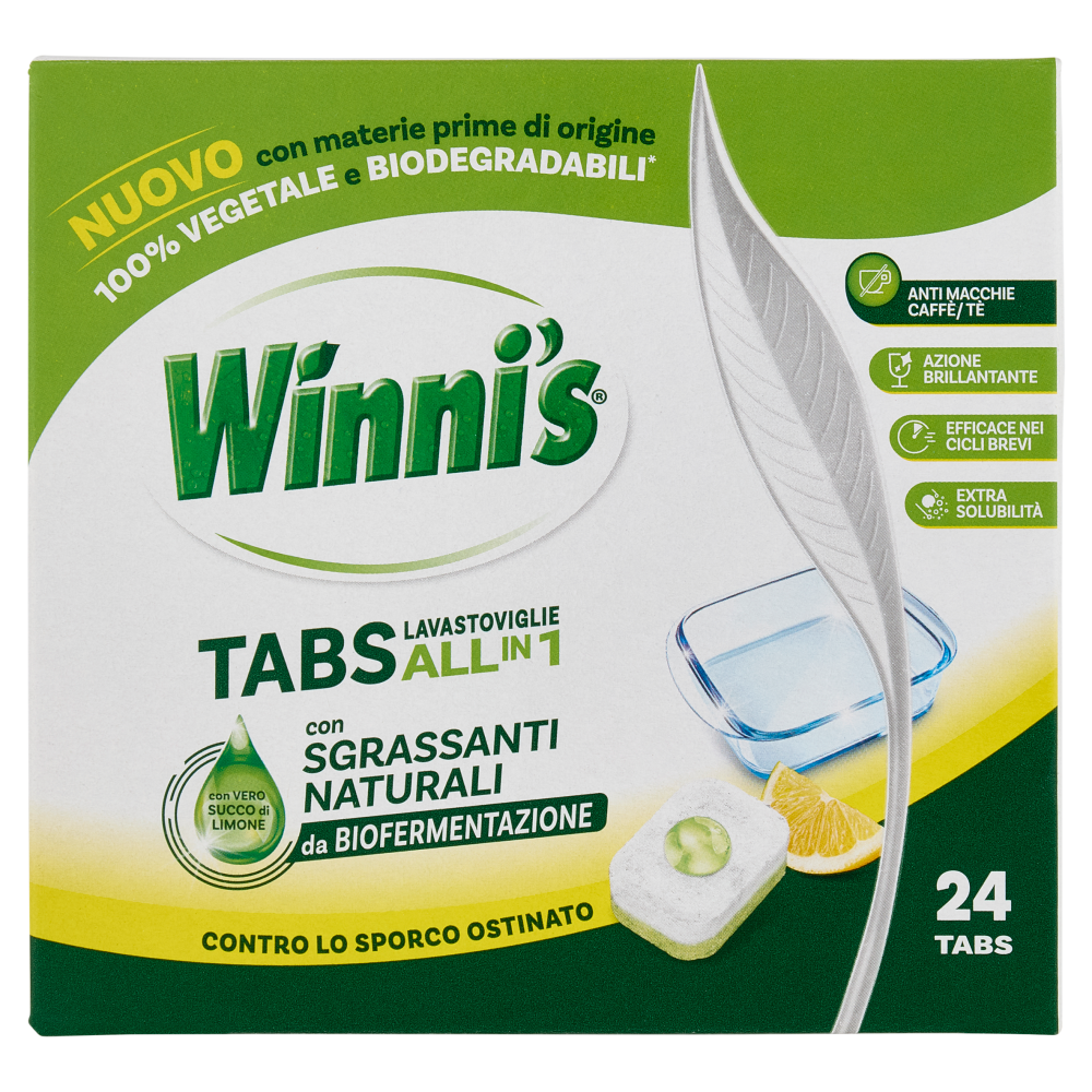 Winni's Tabs Lavastoviglie All in 1 24 x 18 g