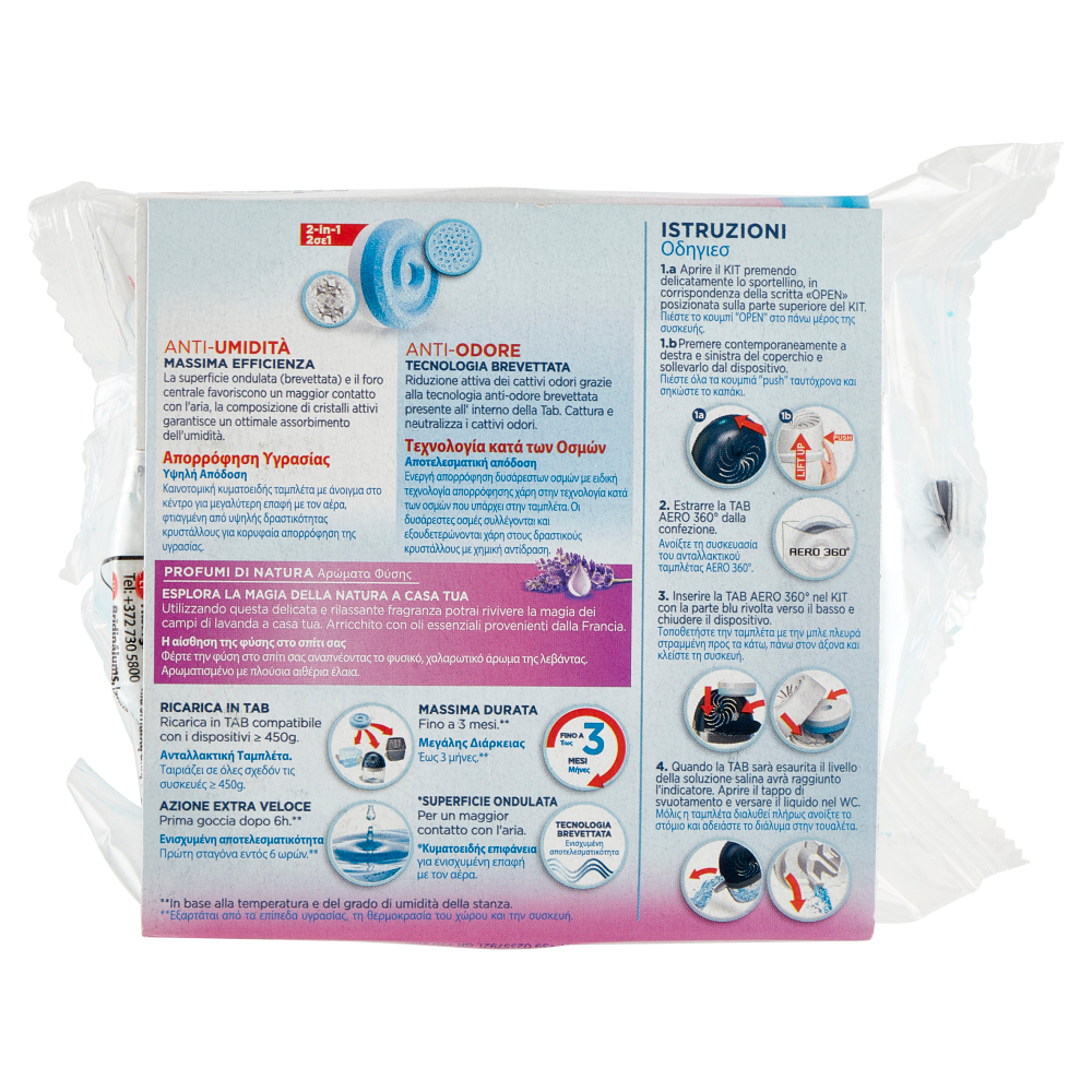 ARIASANA Aero 360 Tab Lavanda Relax 450 g