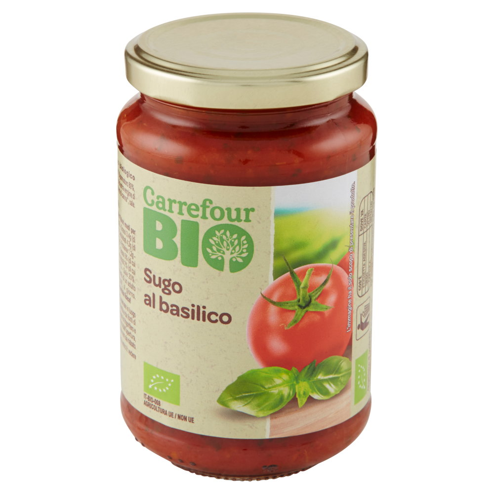 Carrefour Bio Sugo al basilico 350 g