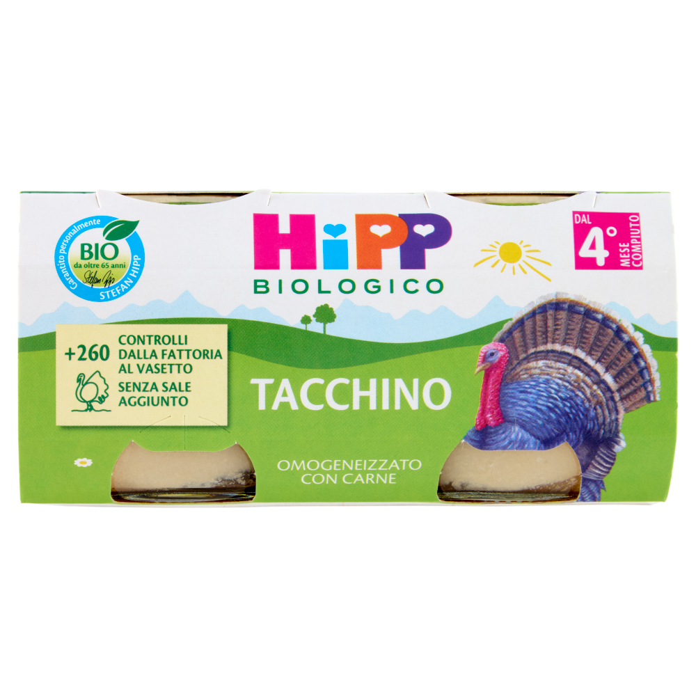 HiPP Biologico Tacchino 2 x 80 g