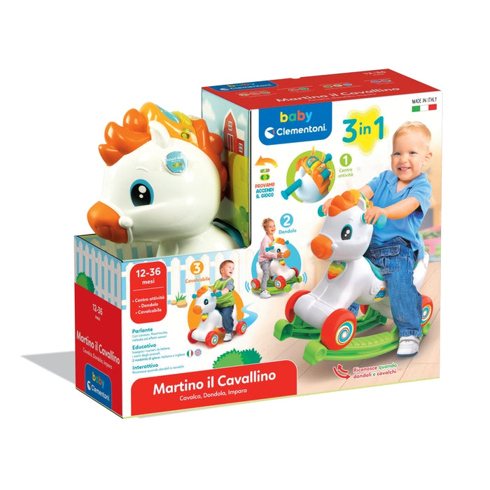 Baby 17854 giocattolo a dondolo e cavalcabile