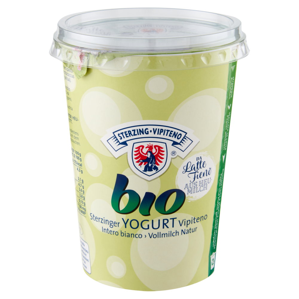 Sterzing Vipiteno bio Yogurt da Latte Fieno Intero bianco 500 g