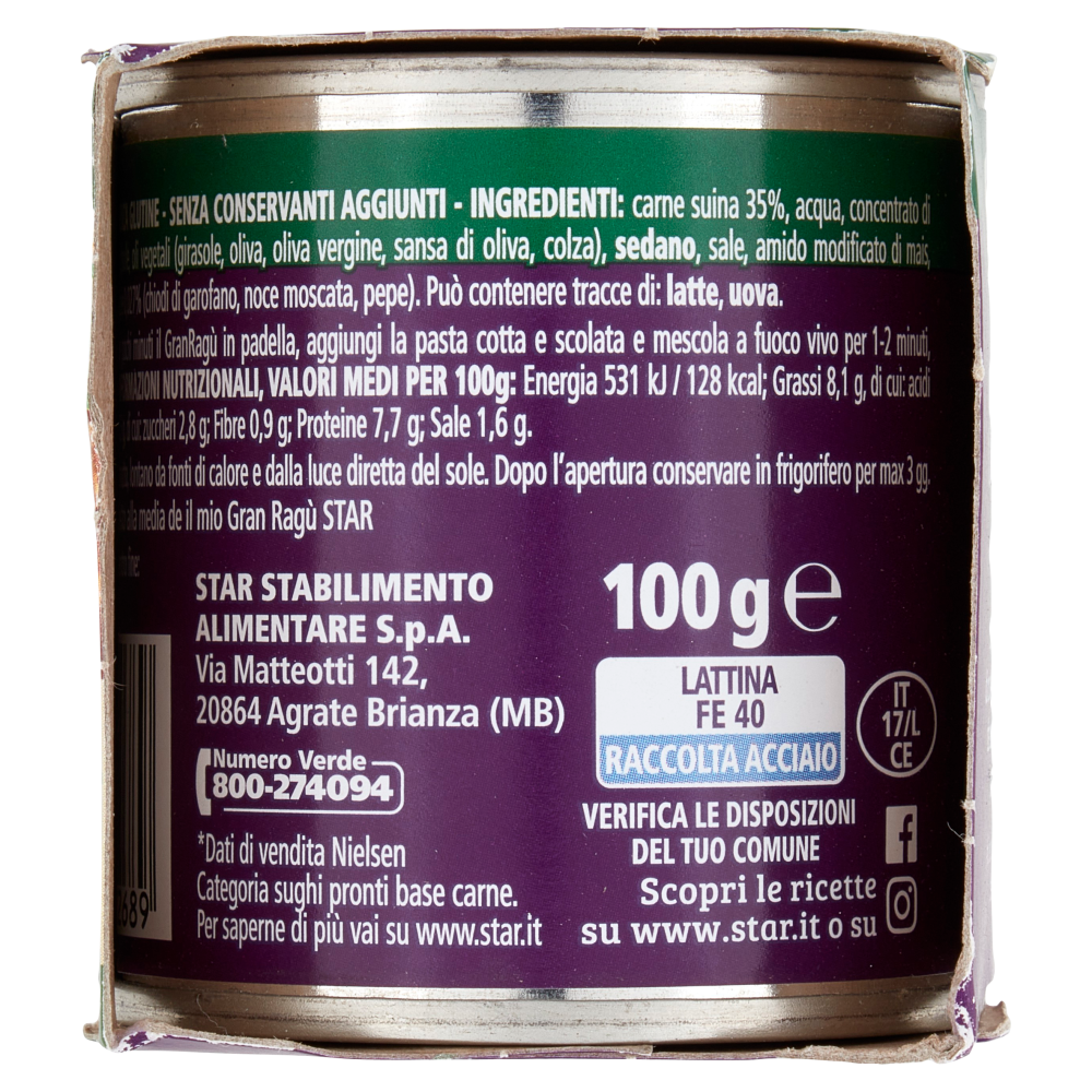 Star il mio Gran Ragù Extra Gusto 3 x 100 g