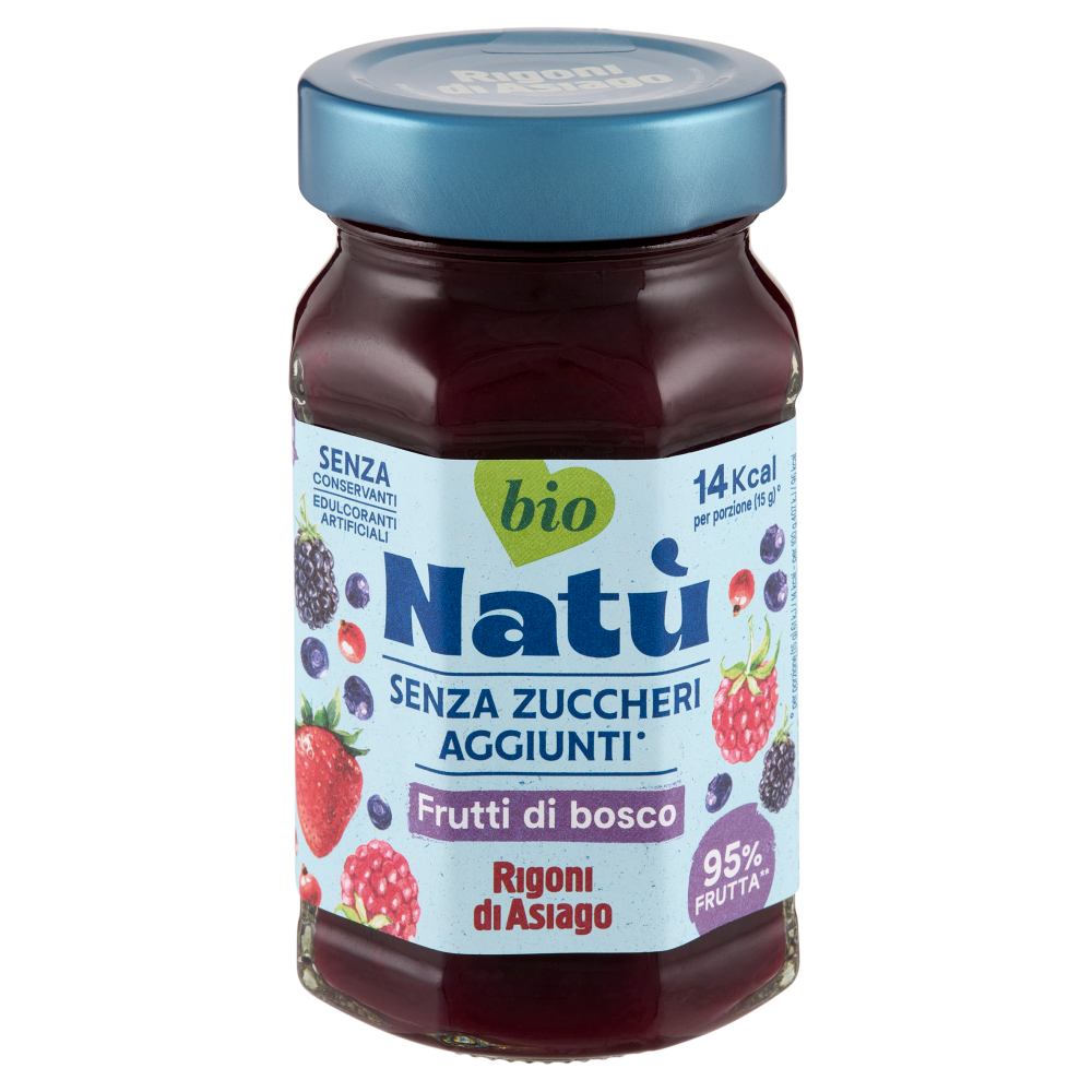 Rigoni di Asiago Natù Senza Zuccheri Aggiunti° Frutti di bosco bio 240 g