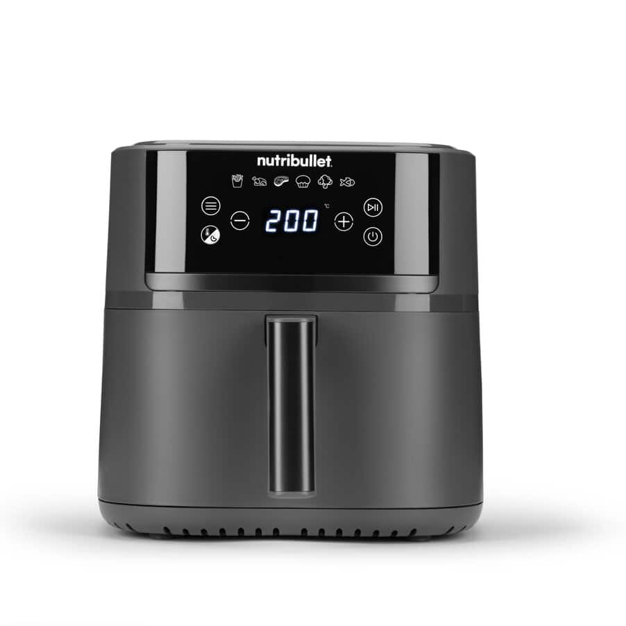 NutriBullet NBA0611DG friggitrice Singolo 6 L Indipendente 1700 W Friggitrice ad aria calda Grigio