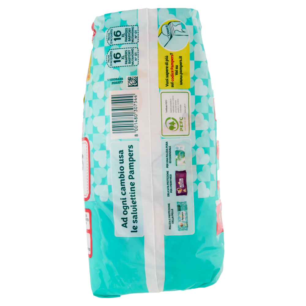Pampers Baby-dry Mutandino XL 16 + 16 pz