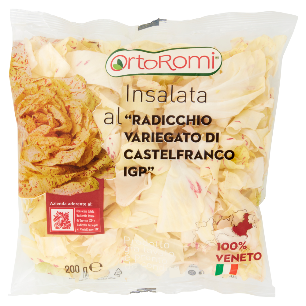OrtoRomi Insalata al "Radicchio Variegato di Castelfranco IGP" 200 g