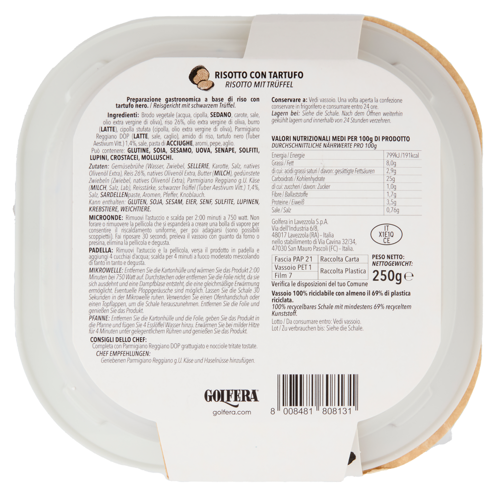 Golfera Ben Fatto Risotto con Tartufo 250 g