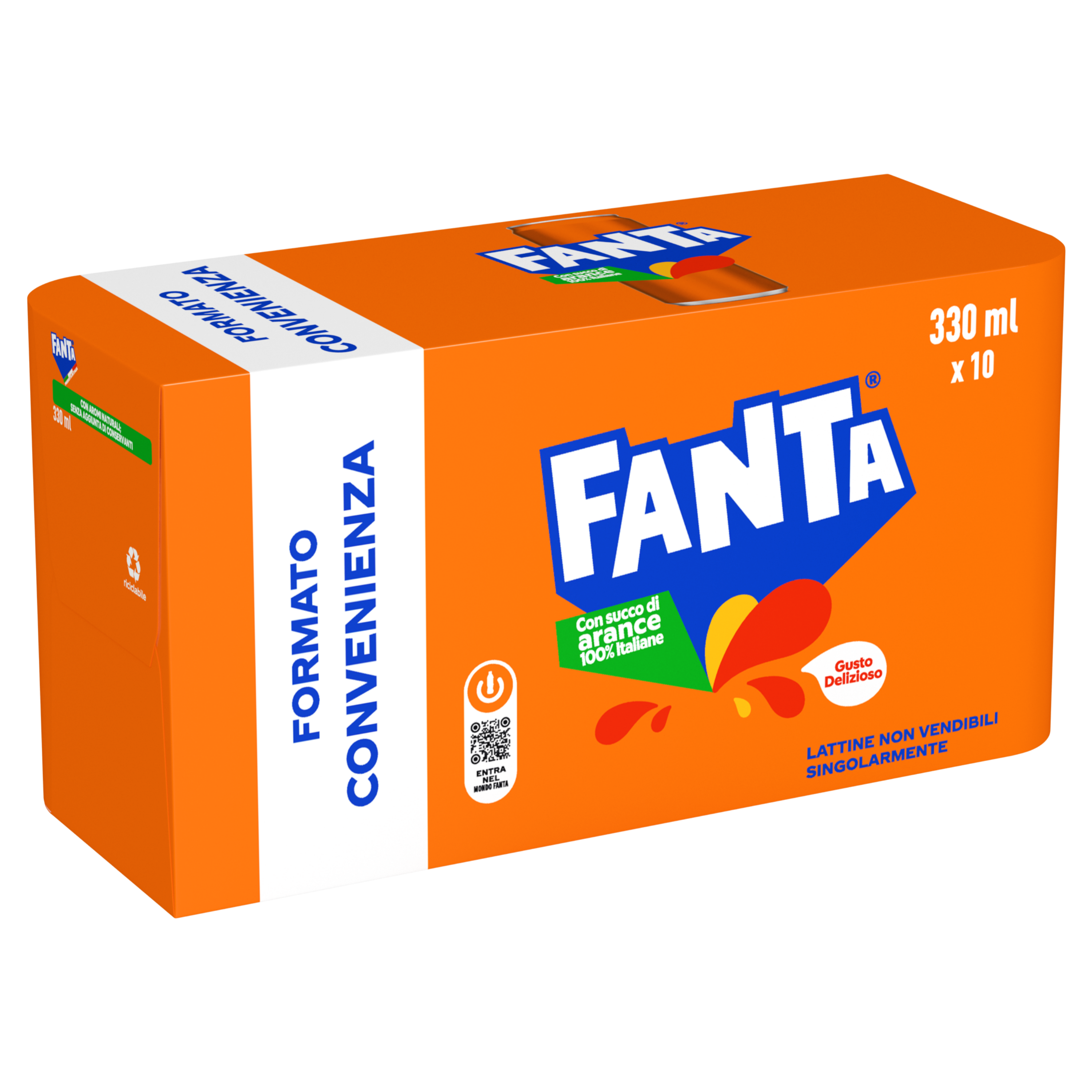 Fanta Sleek 10 x 330cl