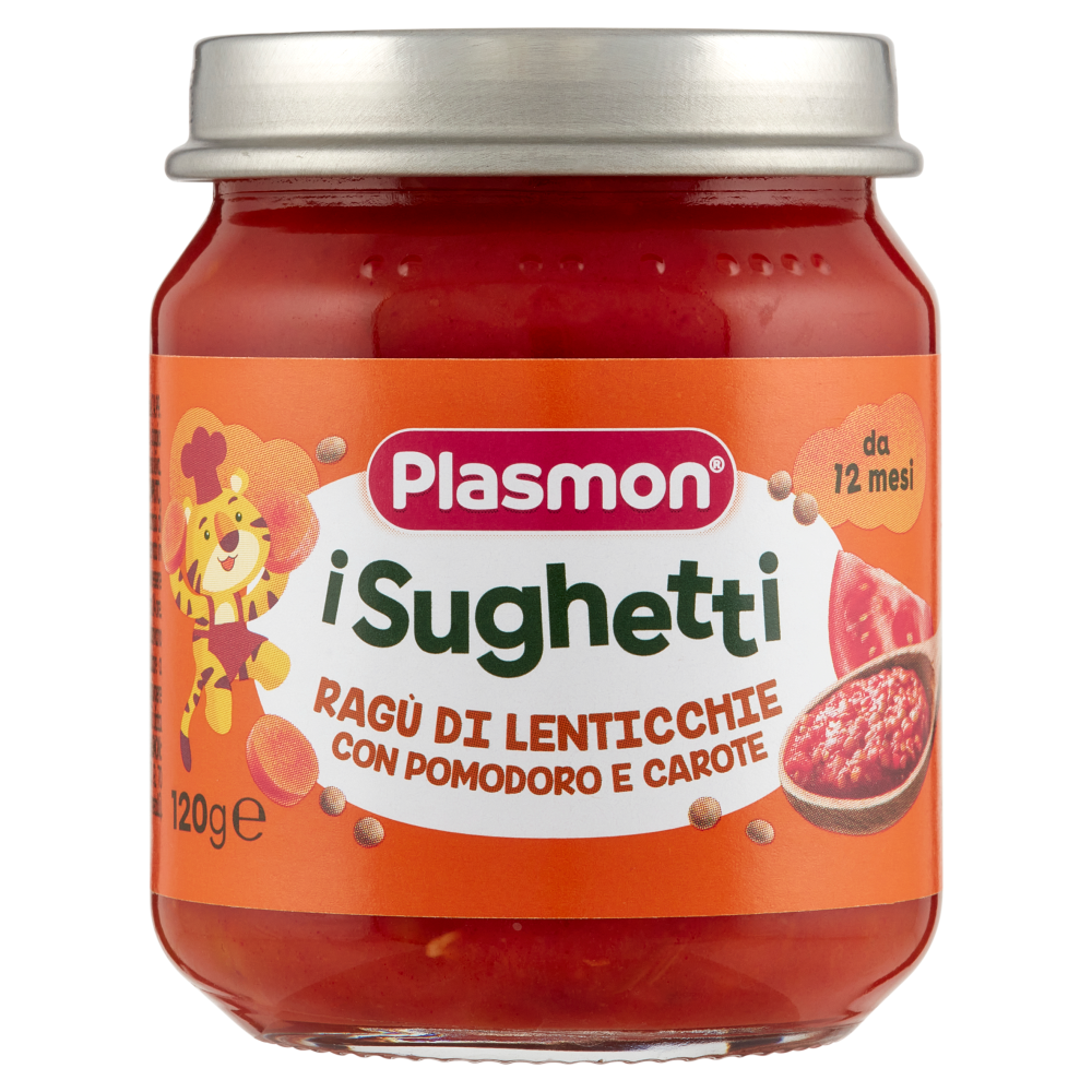 Plasmon i Sughetti Ragù di Lenticchie con Pomodoro e Carote 120 g
