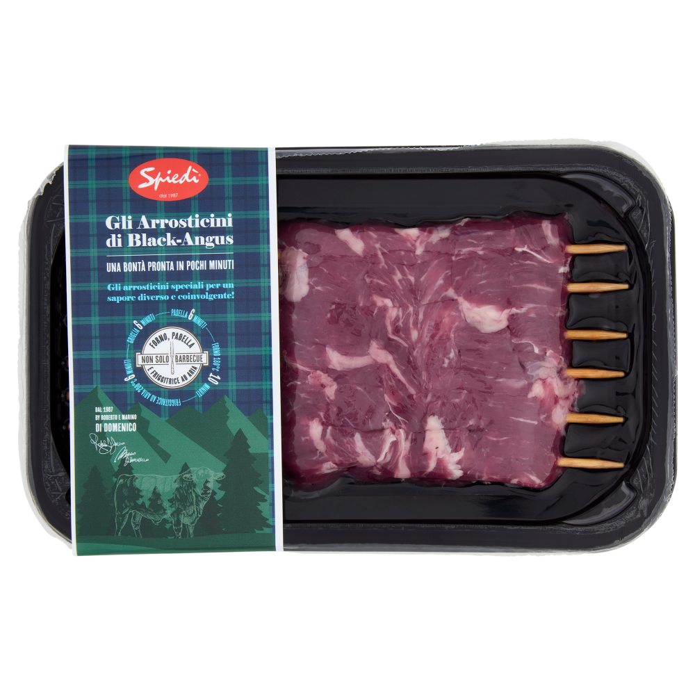 Spiedì gli Arrosticini di Black-Angus 0,120 Kg
