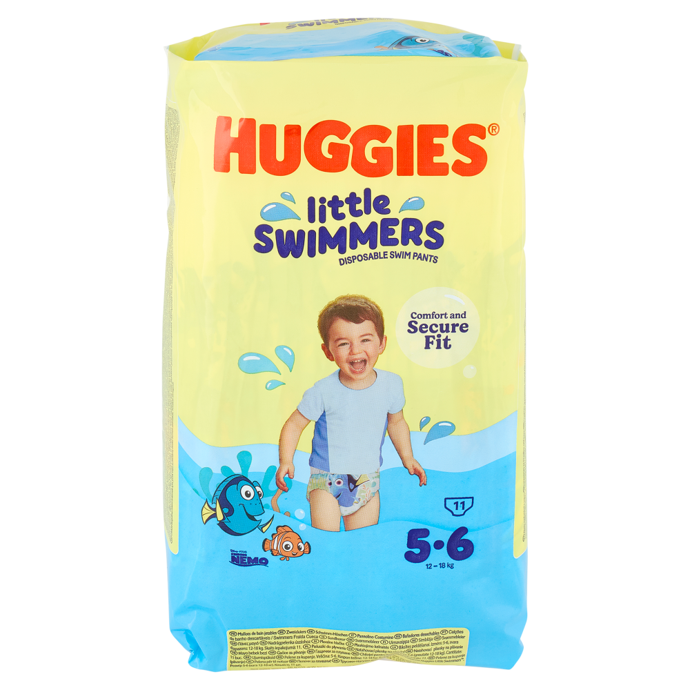Huggies little Swimmers Disposable Swim Pants 5-6 12-18 kg Nemo 11 pz