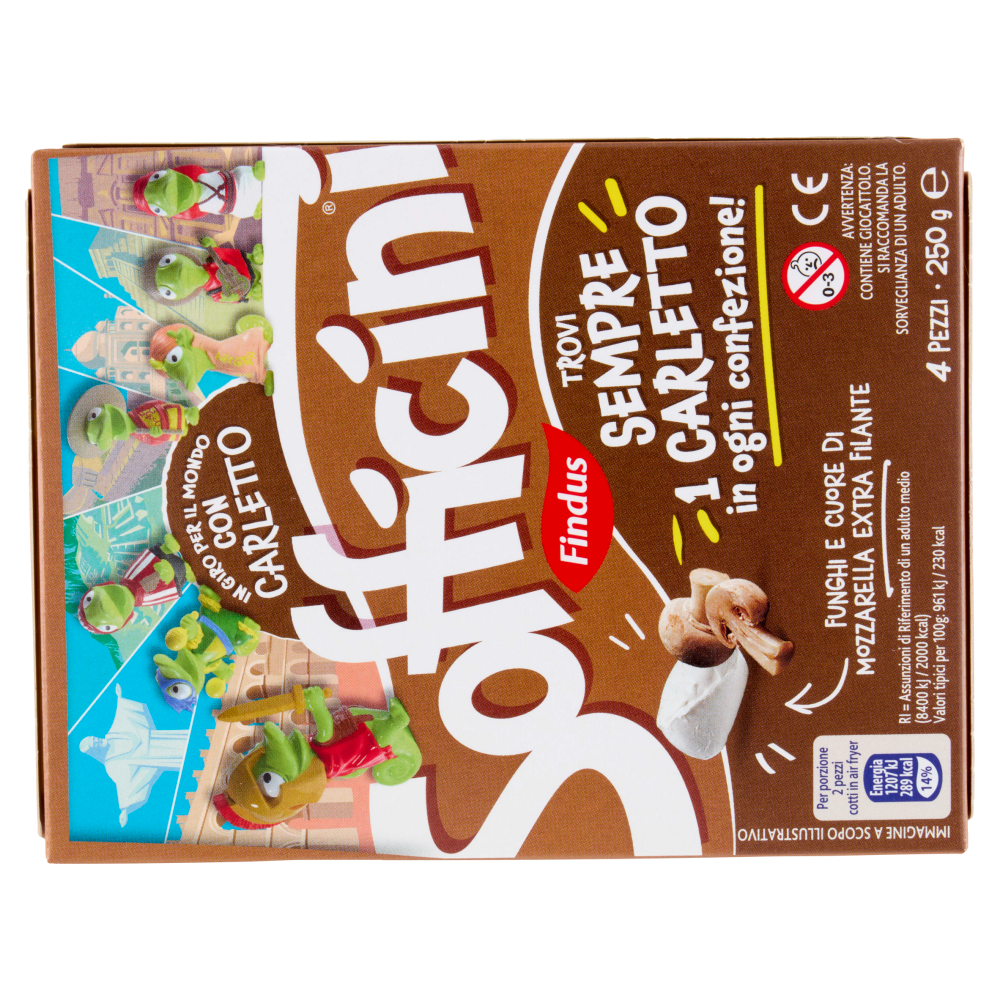 Sofficini Findus 4 Sofficini Funghi Più Mozzarella 250 g