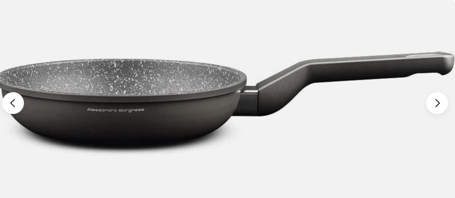 H&H Lifestyle Batteria di Pentole 6 Pezzi Chef Borghese - Alluminio Antiaderente Effetto Pietra, Adatte a Induzione