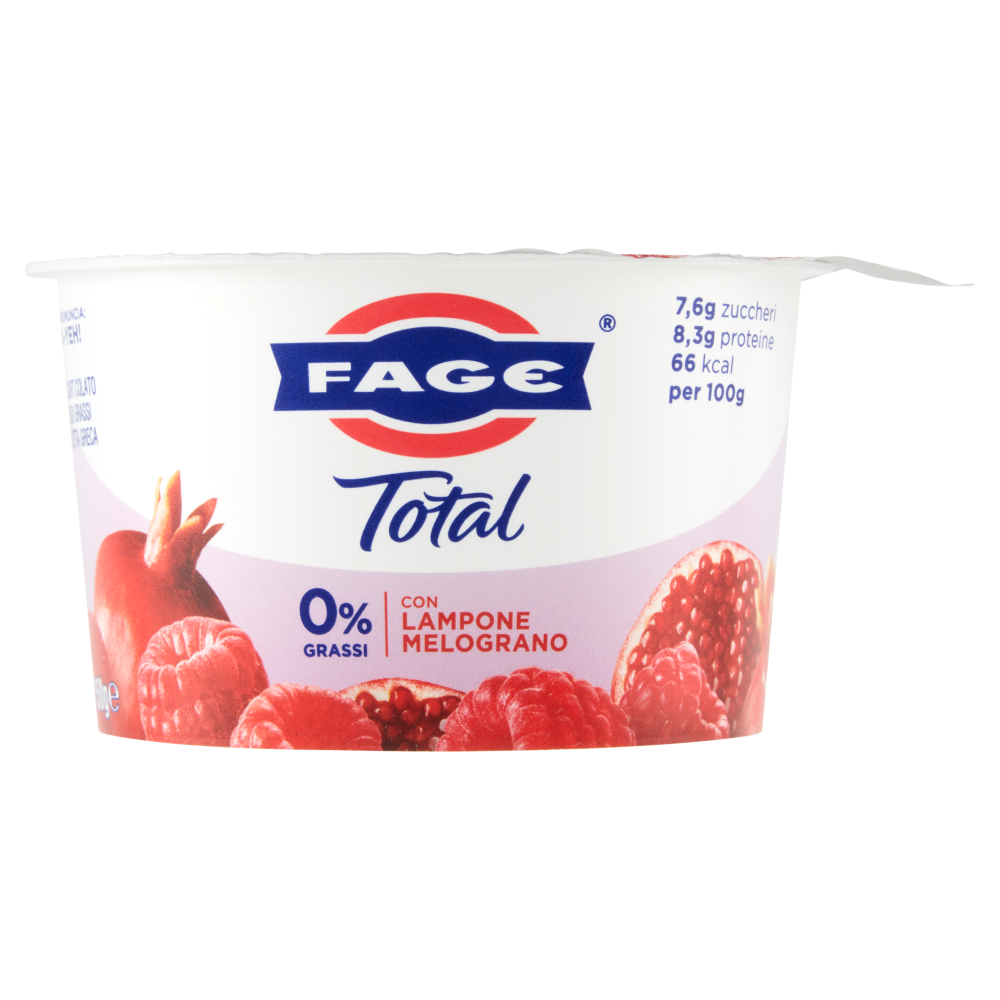 Fage Total 0% Grassi con Lampone Melograno 150 g