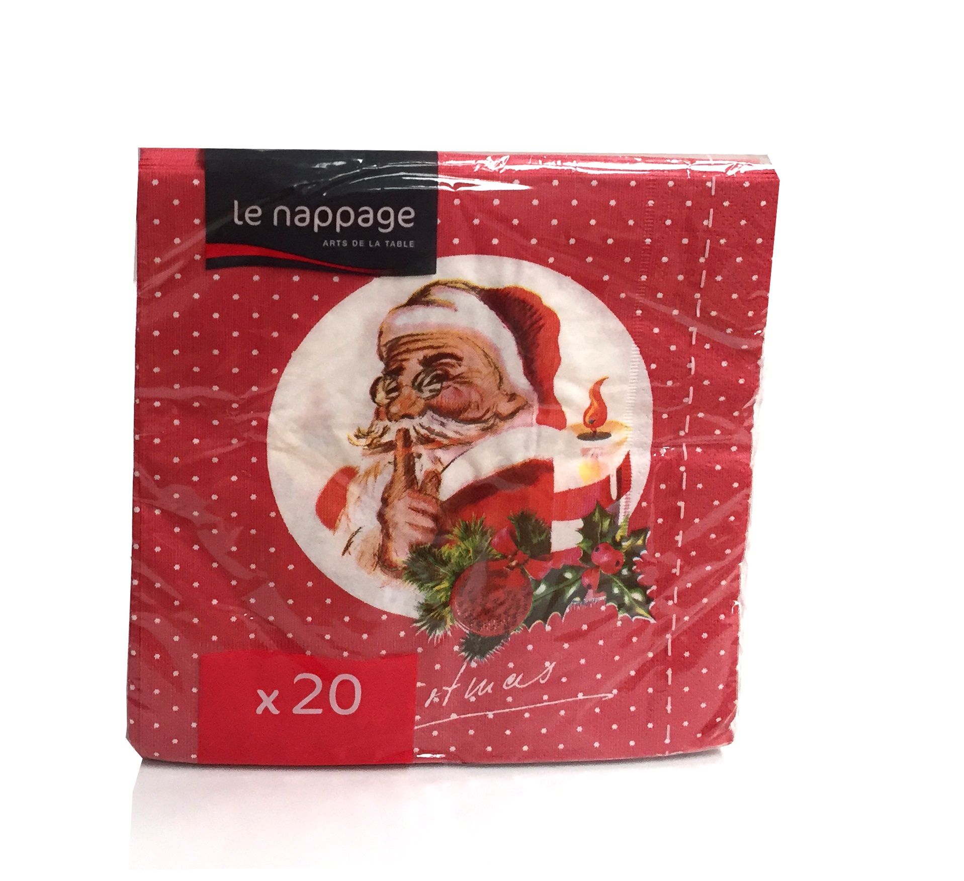 Le Nappage 20 tovaglioli in ovatta 33x33 cm 3 veli PN Nostalgie