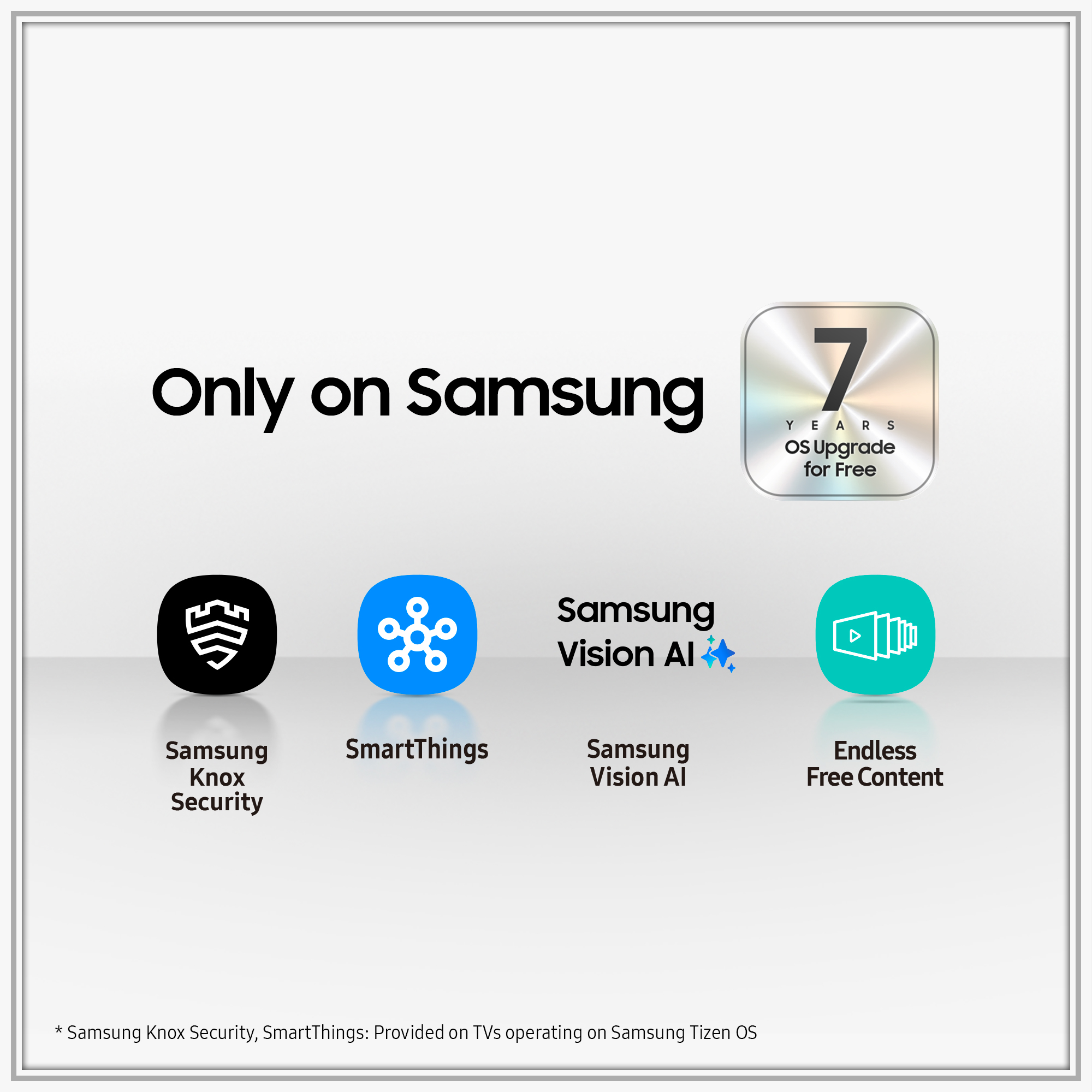 Samsung Crystal UHD 55" UE55U8000FUXZT 4K, Processore Crystal 4K, HDR, Smart Experience, OTS Lite & Adaptive Sound, Metal Stream Design, Smart TV, 2025