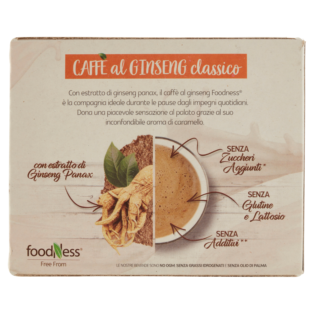 foodNess Caffè al Ginseng Classico Dolcegusto Compatibile 10 x 12 g