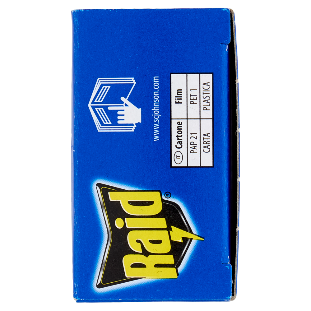 Raid Piastrine Antizanzare Comuni e Tigre, Azione prolungata, Ricarica 30 pezzi