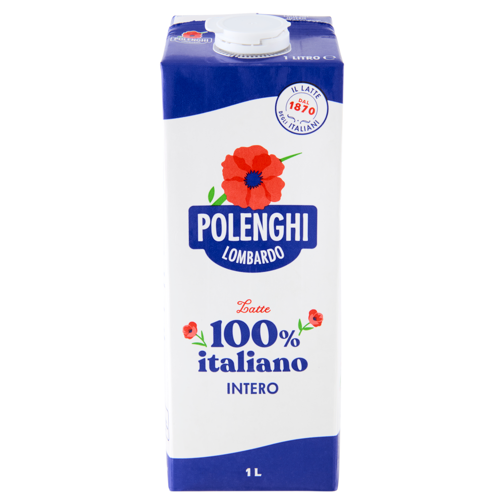 Polenghi Lombardo Latte 100% italiano Intero 1 L