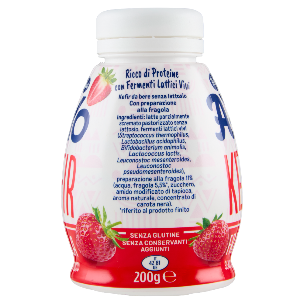 Arborea A-Yo Kefir Fragola Senza Lattosio 200 g