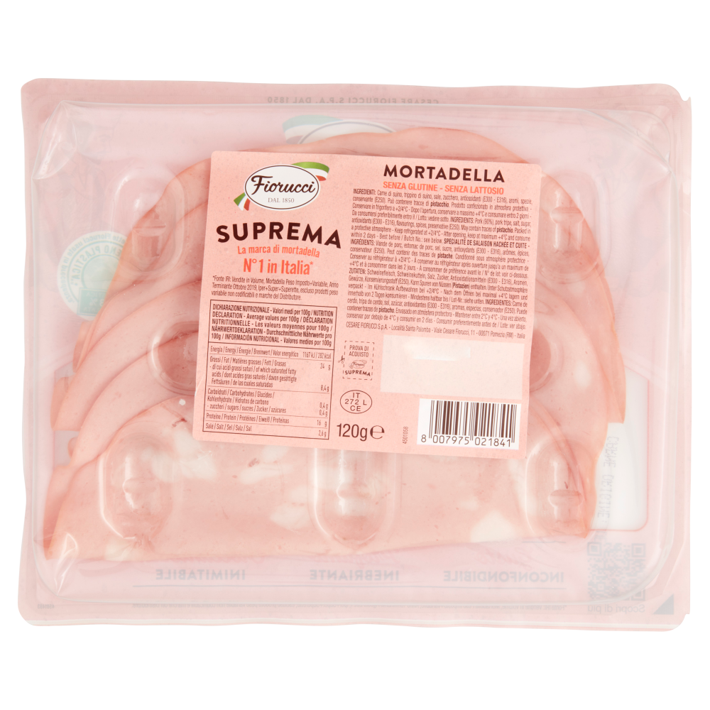 Fiorucci Suprema Mortadella 120 g Carrefour