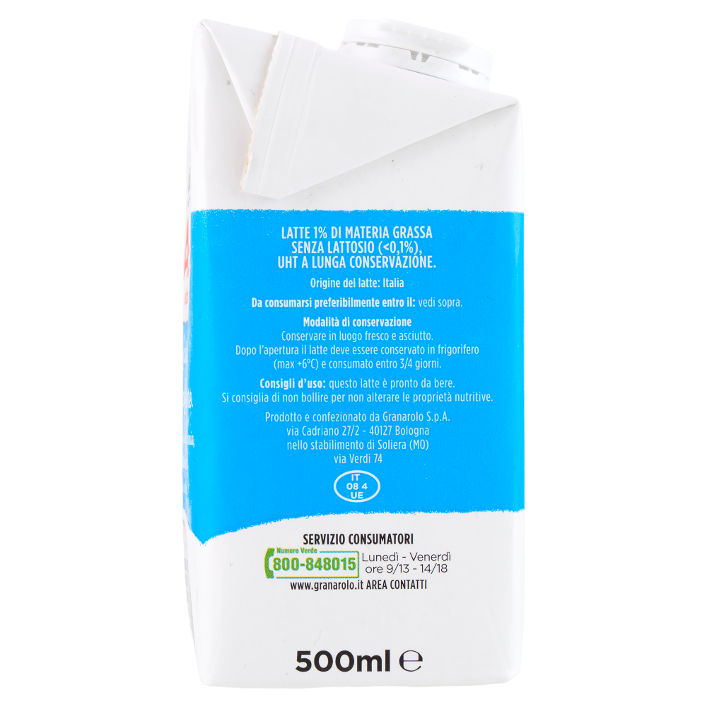 Granarolo Benessere Accadì Senza Lattosio 1% di Grassi 500 ml