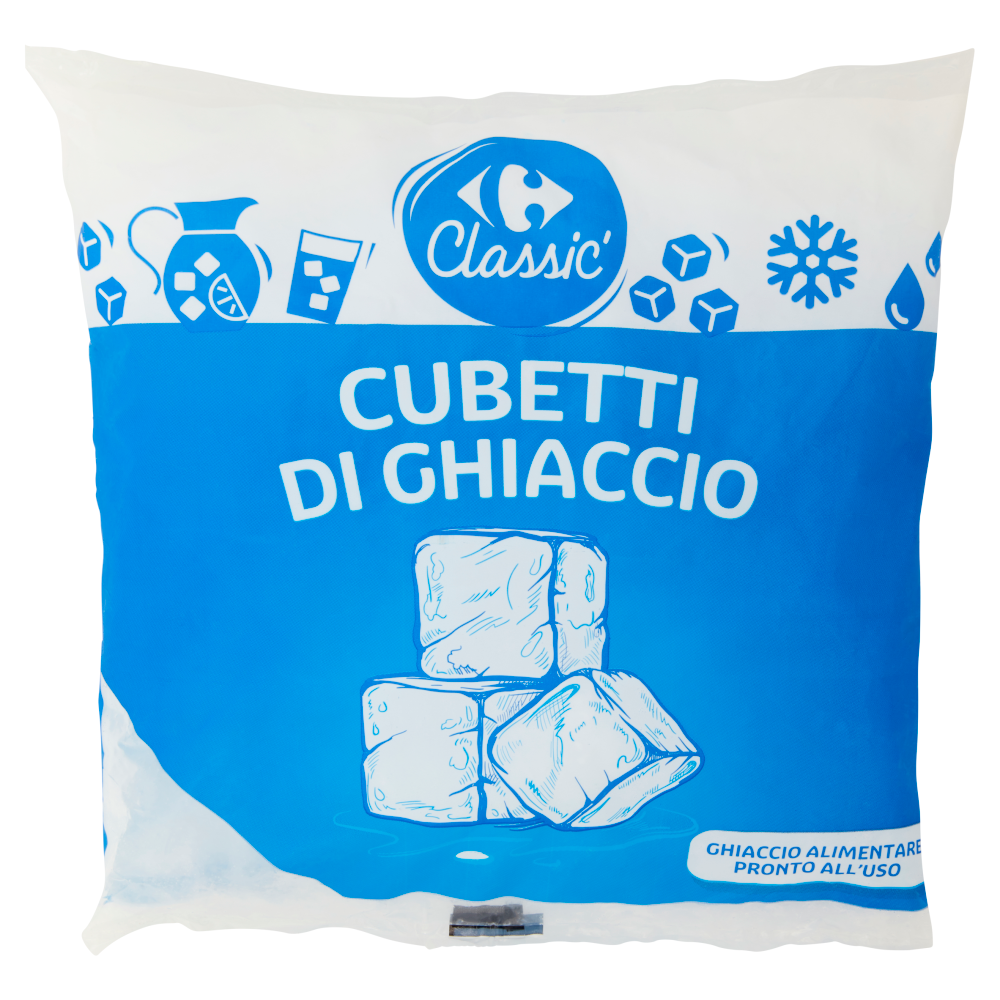 Carrefour Classic Cubetti di Ghiaccio 1,25 Kg