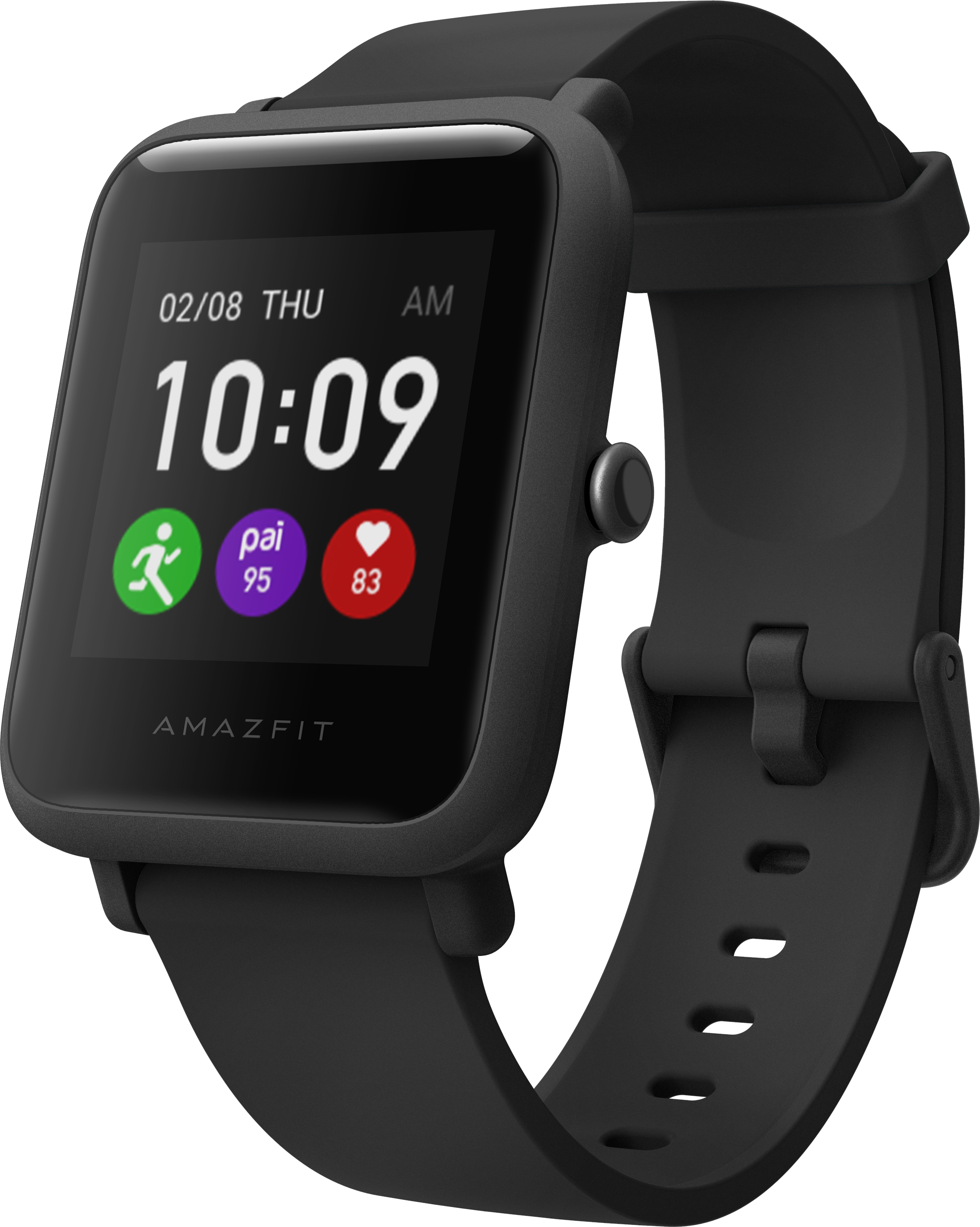 Amazfit Bip S Lite 3,25 cm (1.28") TFT 42 mm Digitale 176 x 176 Pixel Touch screen Nero