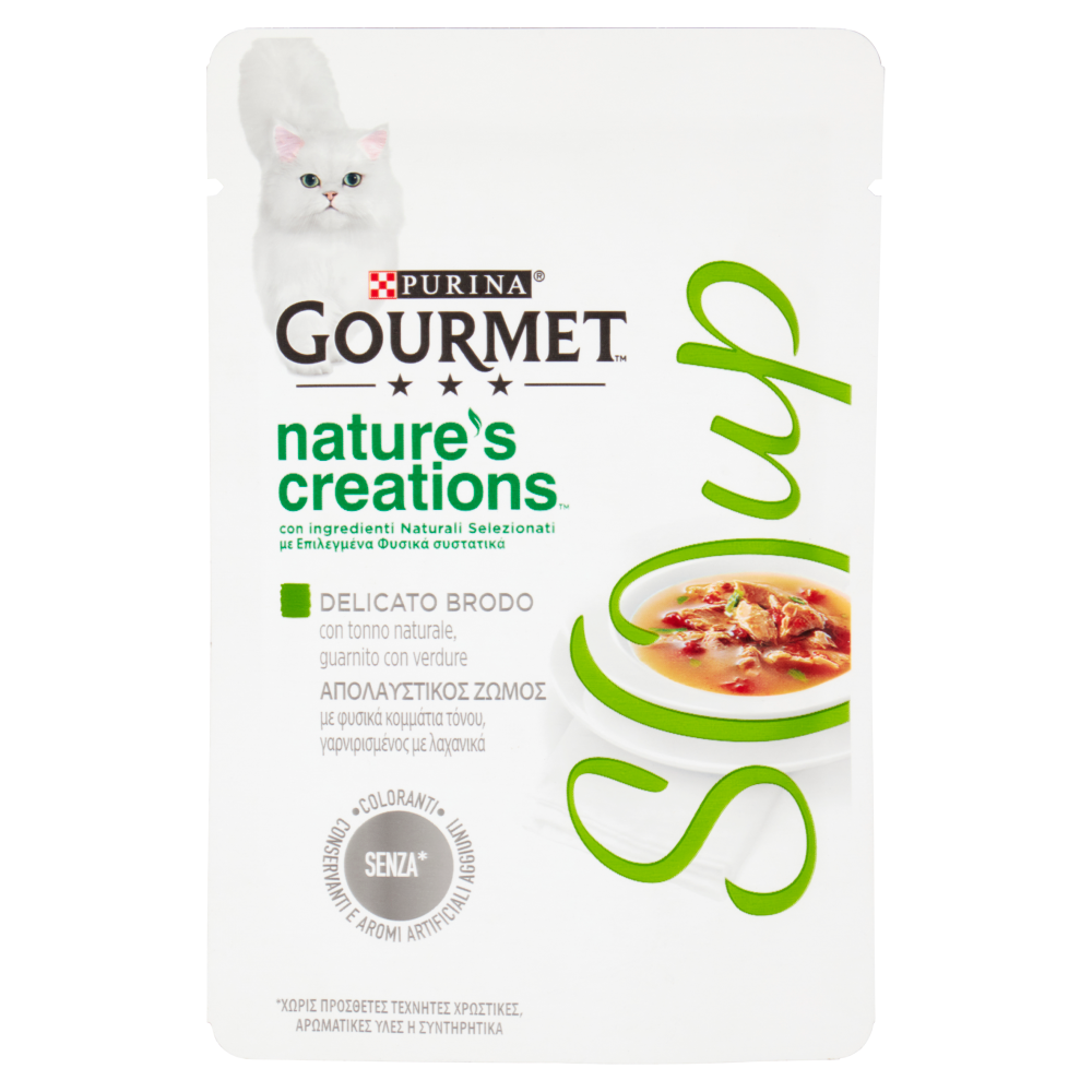 PURINA GOURMET Nature's Creations Soup Tonno & Verdure 40g