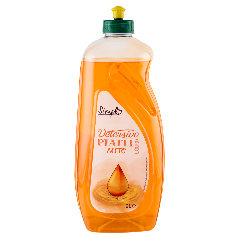 Simpl Detersivo Piatti Aceto Liquido 2 L