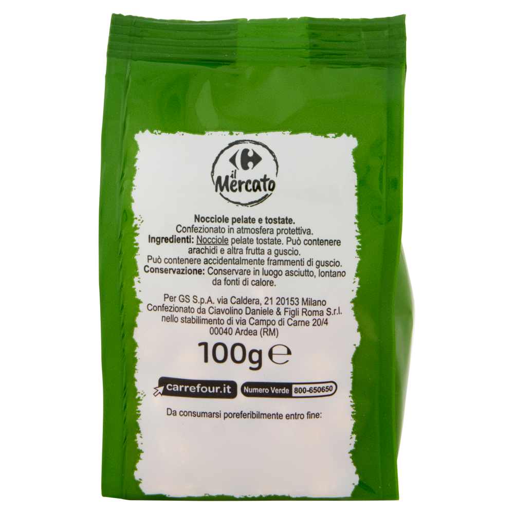 Carrefour il Mercato Nocciole pelate e tostate 100 g