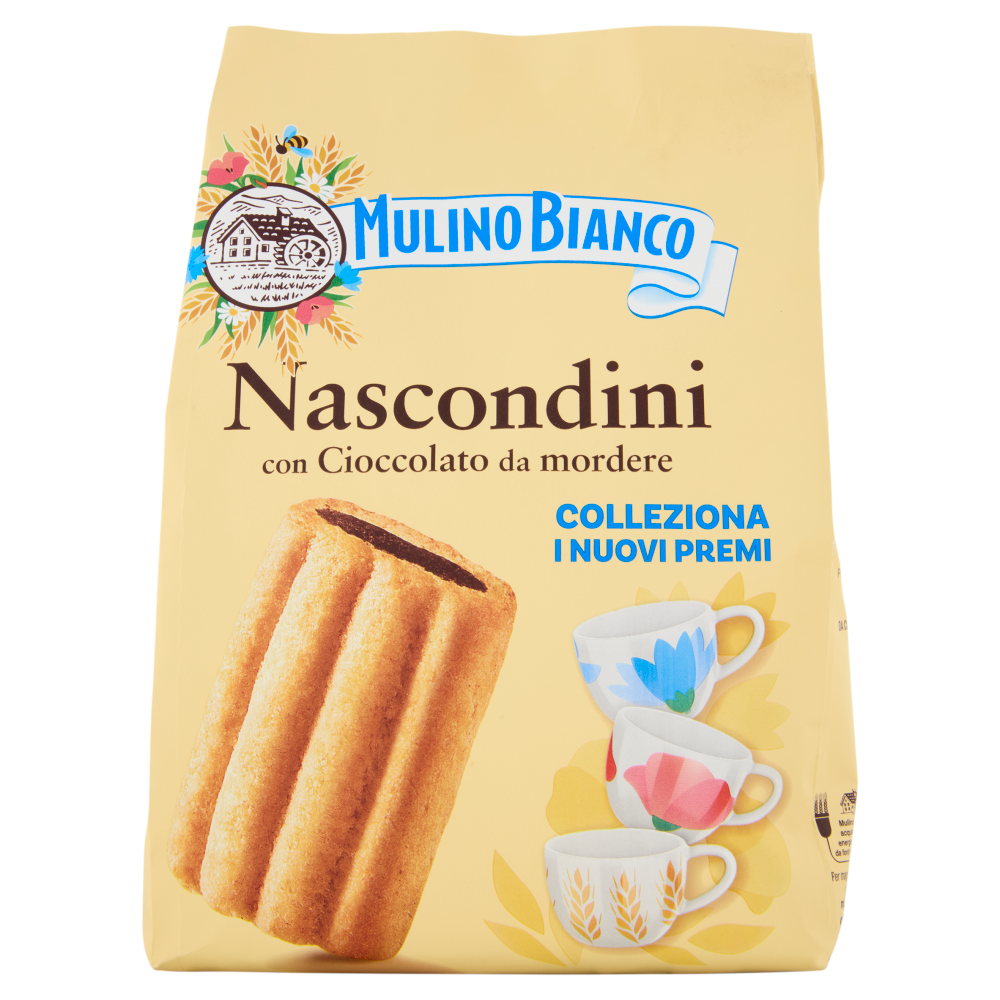 Mulino Bianco Nascondini Biscotti con Cioccolato da Mordere 330g