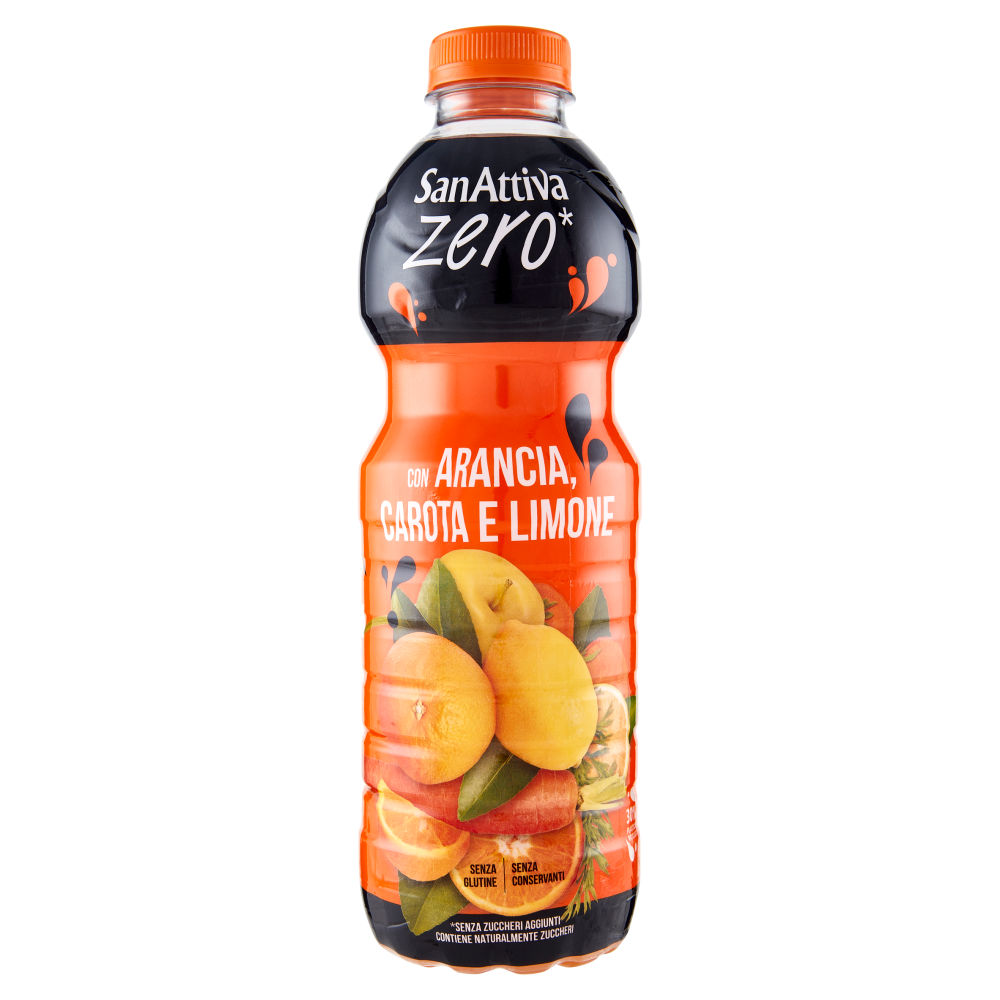 SanAttiva Zero* con Arancia, Carota e Limone 1 L