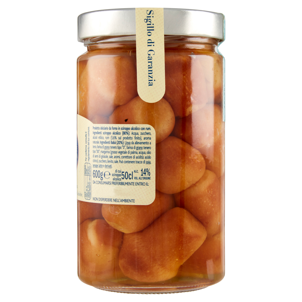 Terre d'Italia Babà in sciroppo alcolico con rum 600 g