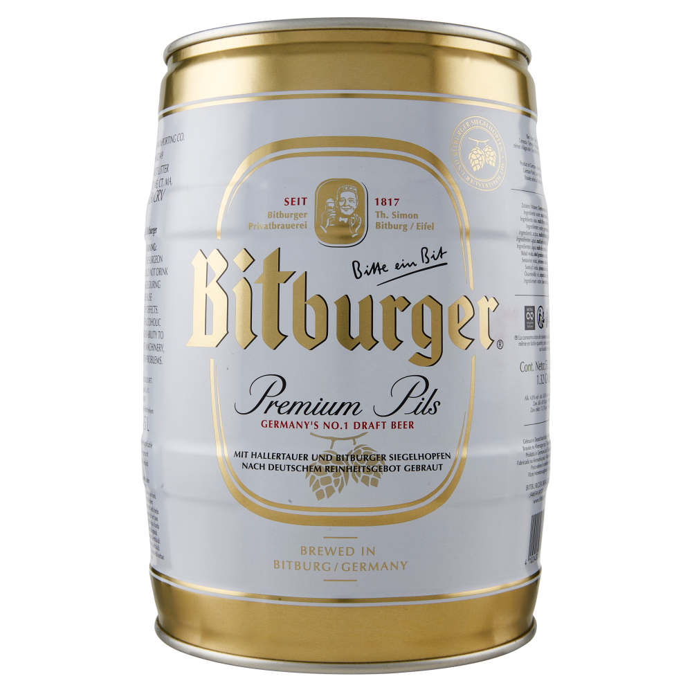 Bitburger Premium Pils 5 L