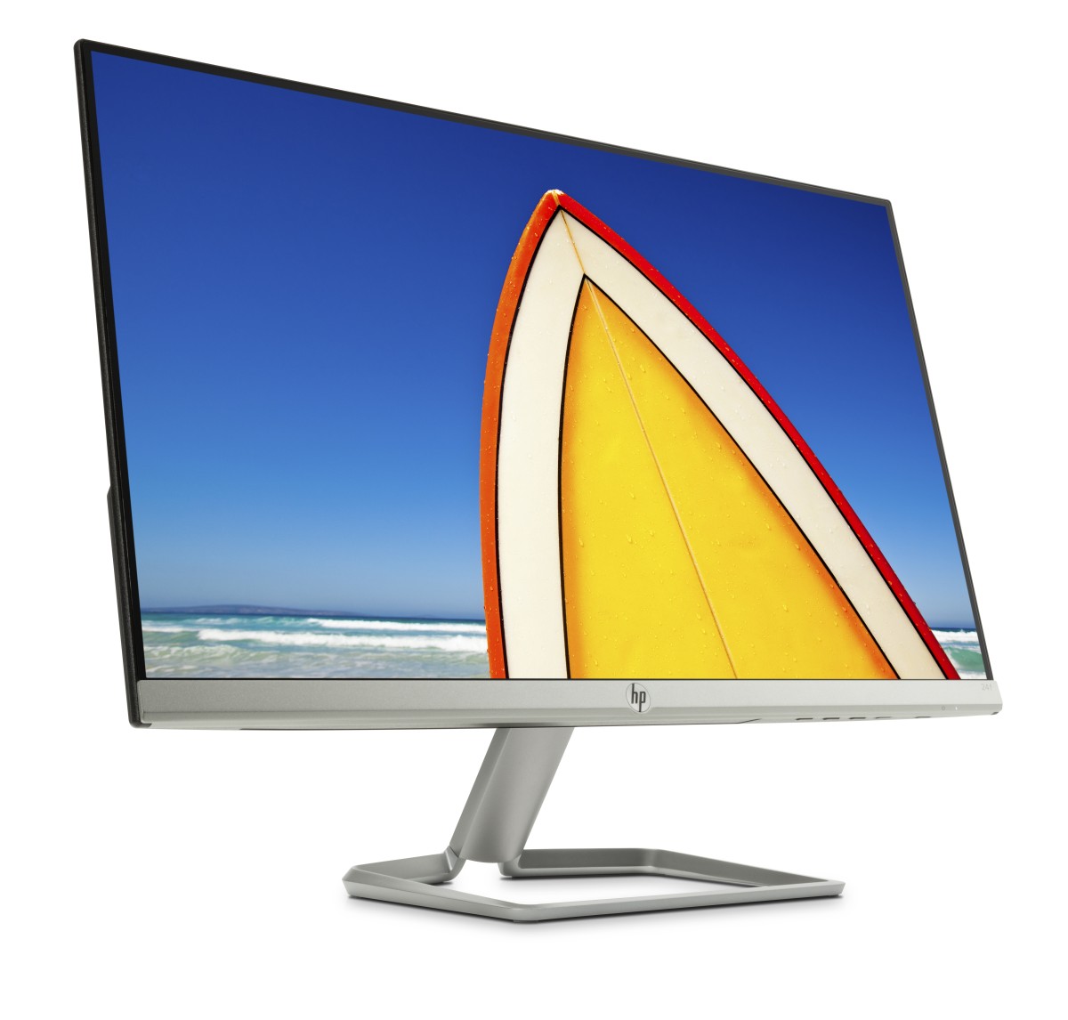HP 24f Monitor PC 60,5 cm (23.8") 1920 x 1080 Pixel Full HD LED Nero, Argento