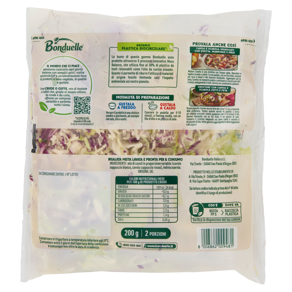 Bonduelle Crude o Cotte Mix Gourmet 200 g