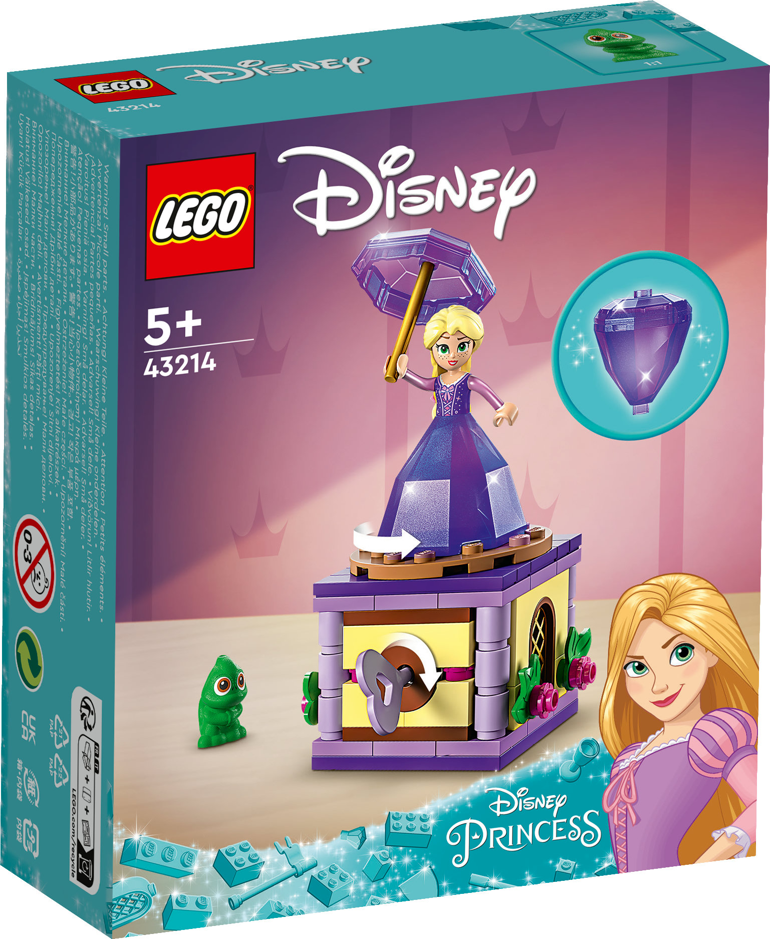 LEGO Disney Princess Rapunzel rotante