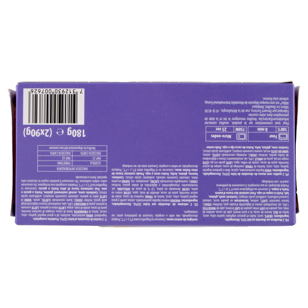 Milka Coeurs Coulants 2 x 90 g