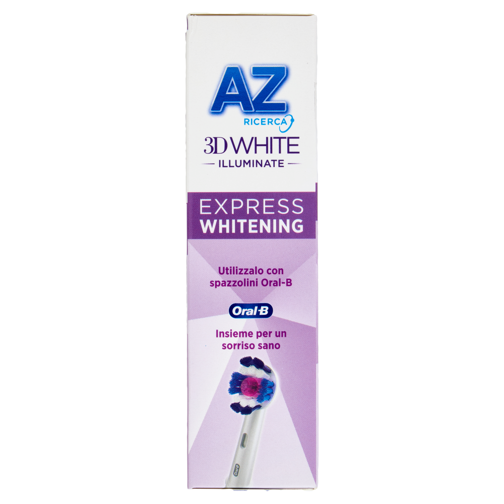 AZ Ricerca Dentifricio 3D White Illuminate Express Whitening Bianco Glossy 50 ml