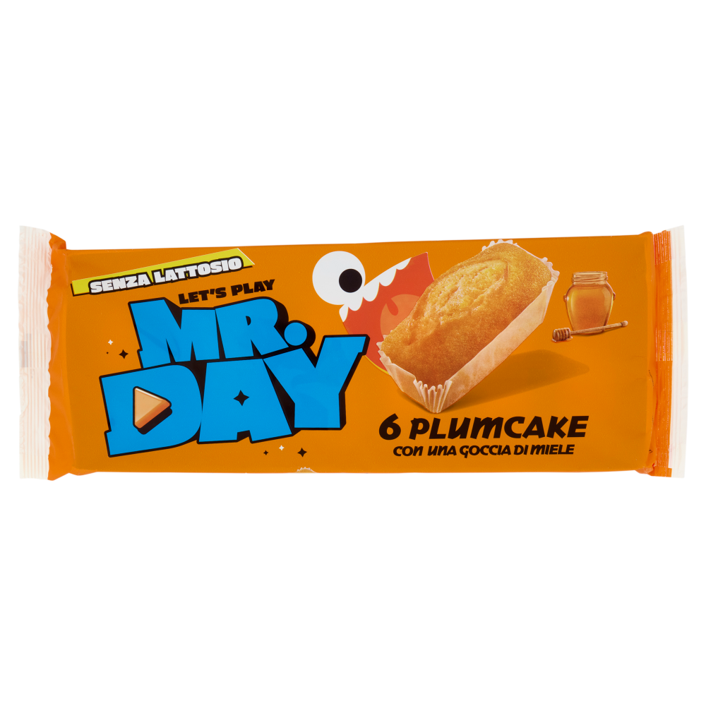 Mr.Day 6 Plumcake con una Goccia di Miele 6 x 31,7 g