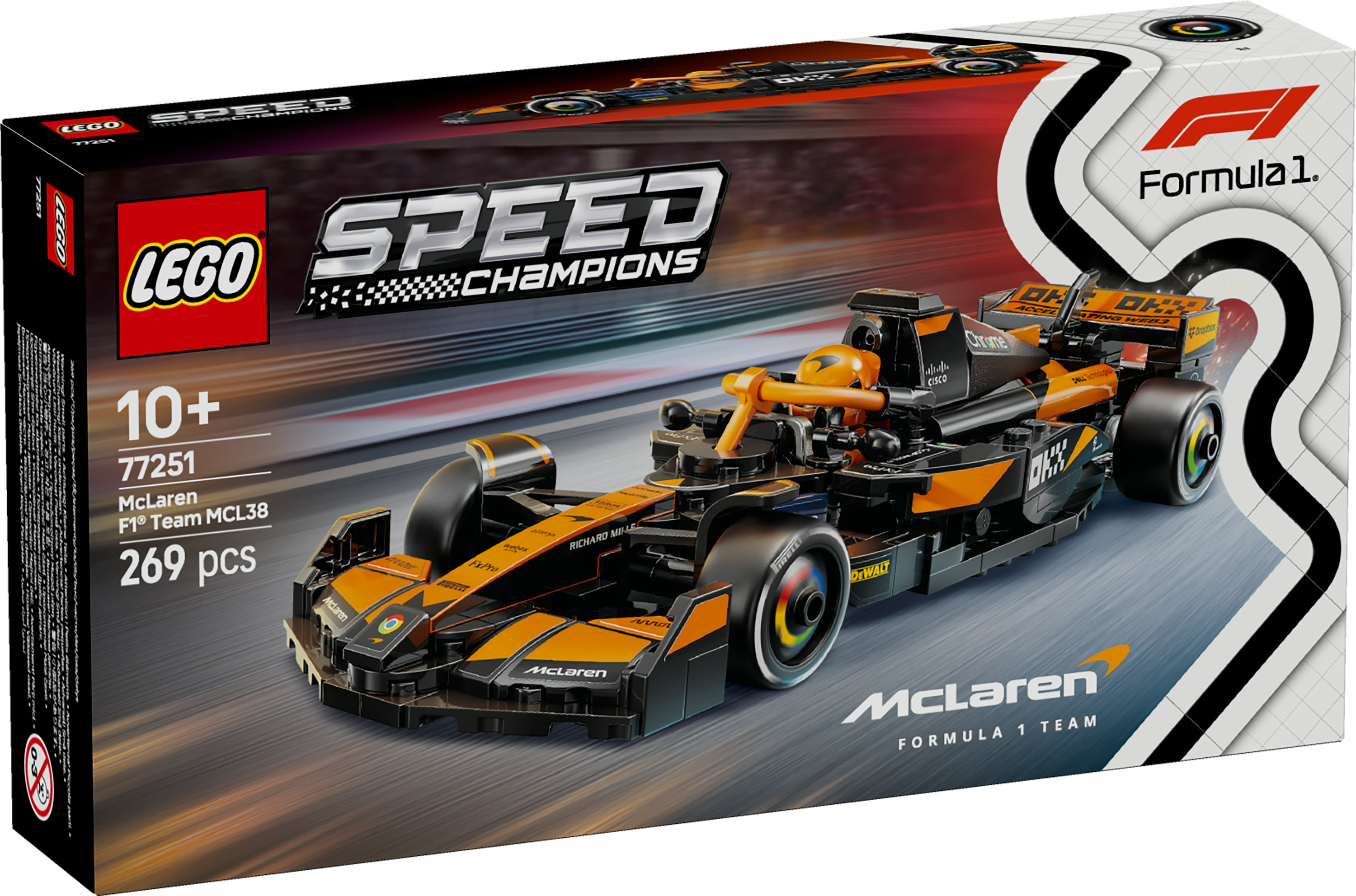 LEGO Speed Champions Auto da corsa McLaren F1&reg; Team MCL38