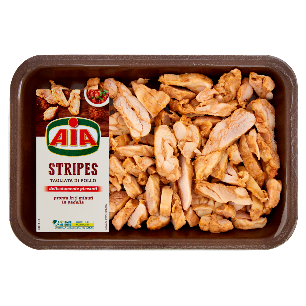Aia Stripes Tagliata di Pollo delicatamente piccanti 0,300 kg