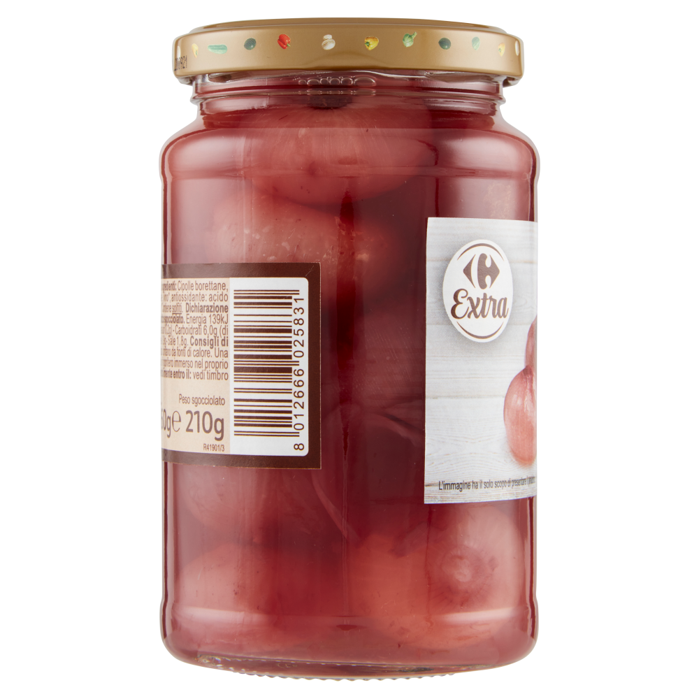 Carrefour Extra Borettane in Aceto Rosso 360 g